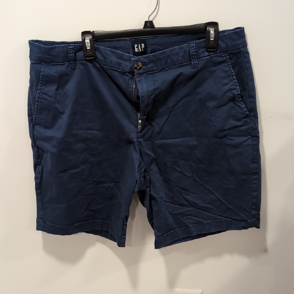 GAP Blue Flat Front Shorts Casual Chino Style